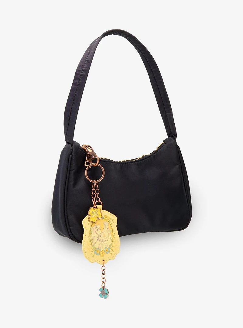 Disney Beauty and The Beast Belle & Philippe Floral Keychain - BoxLunch Exclusive