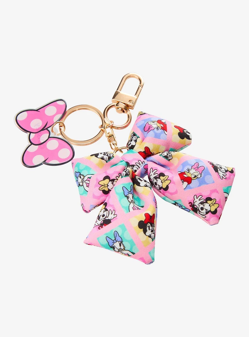 Disney Minnie & Daisy Bow Multi-Charm Keychain - BoxLunch Exclusive
