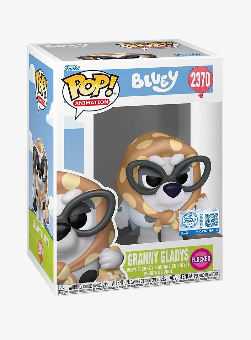 Funko Pop! Animation Bluey Granny Gladys Flocked Vinyl Figure — BoxLunch Exclusive
