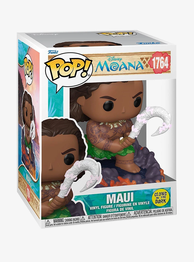 Funko Pop! Disney Moana Maui Glow-in-the-Dark Vinyl Figure