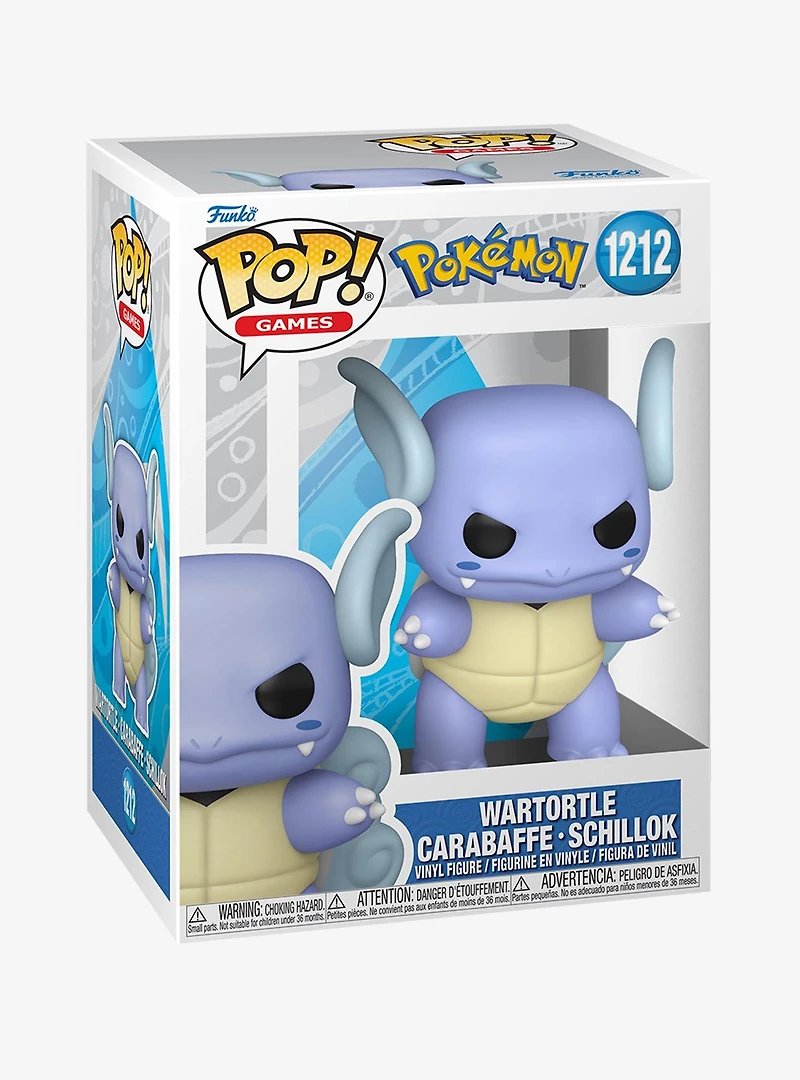 Funko Pop! Games Pokémon Wartortle Vinyl Figure