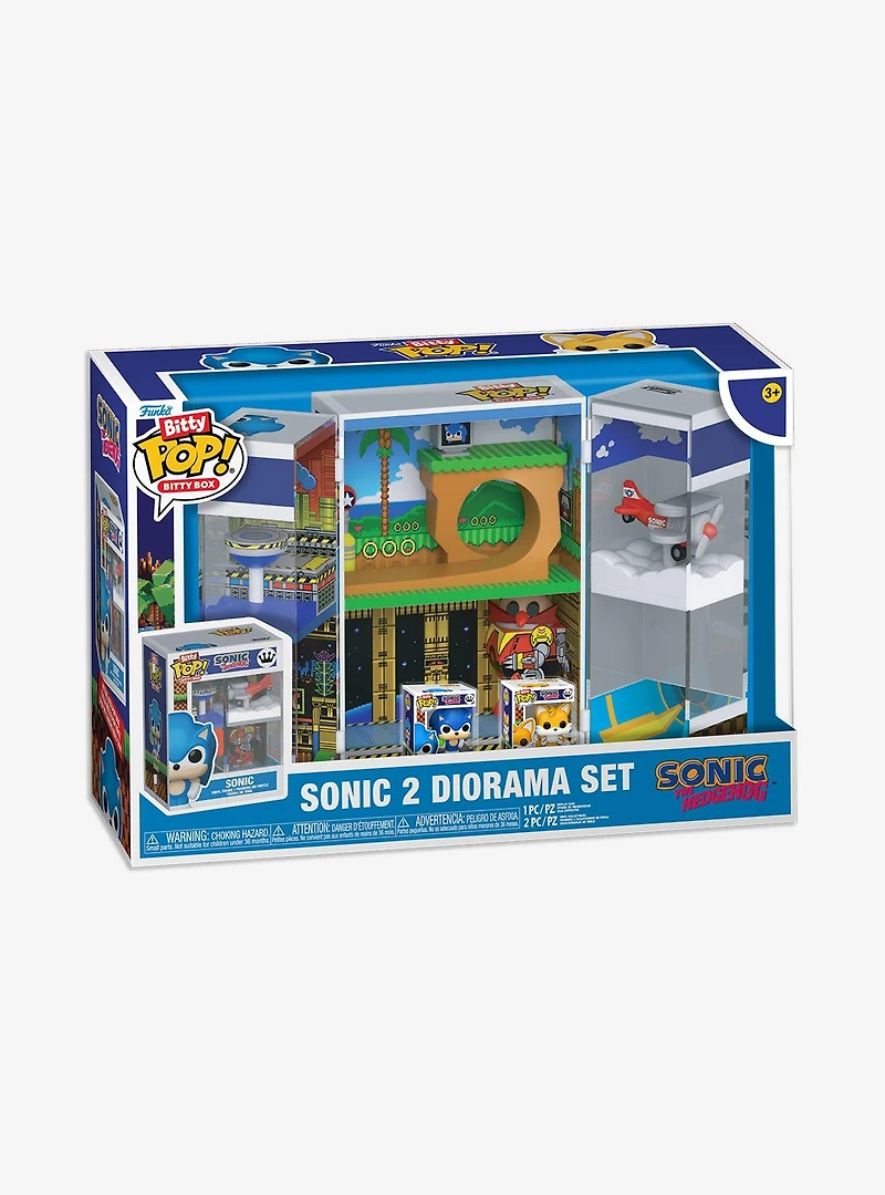 Funko Bitty Pop! Bitty Box Sonic the Hedgehog Sonic 2 Diorama Set