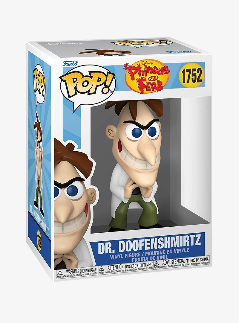 Funko Pop! Disney Phineas and Ferb Dr. Doofenshmirtz Vinyl Figure