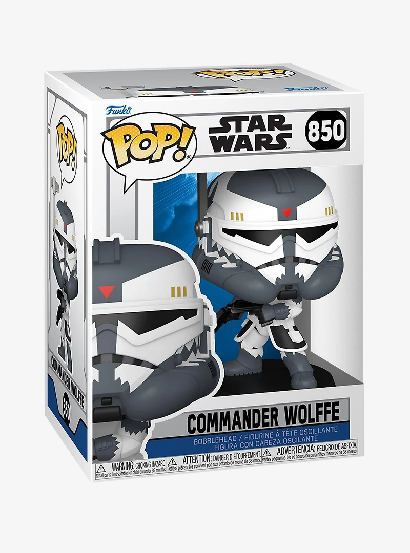 Funko Pop! Star Wars Commander Wolffe Vinyl Bobblehead