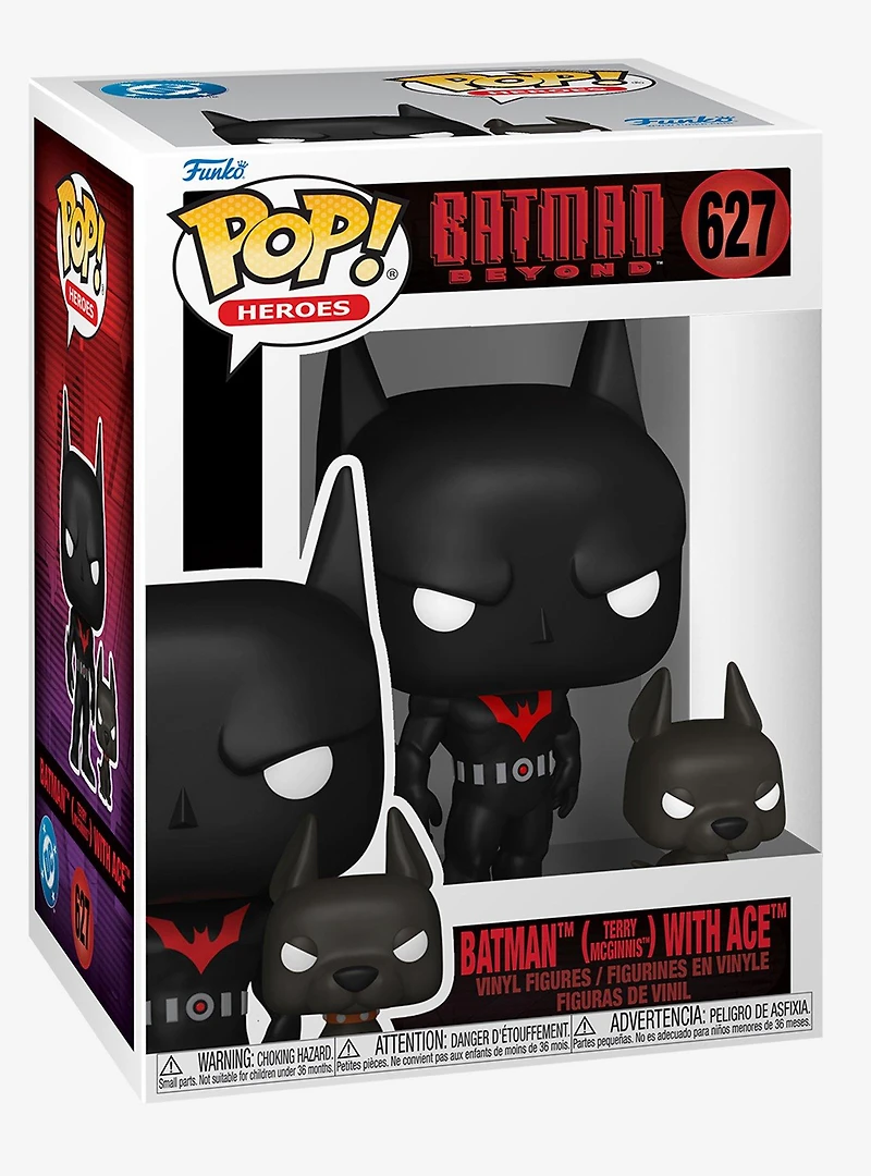 Funko Pop! Heroes DC Comics Batman Beyond Batman (Terry McGinnis) with Ace Vinyl Figure