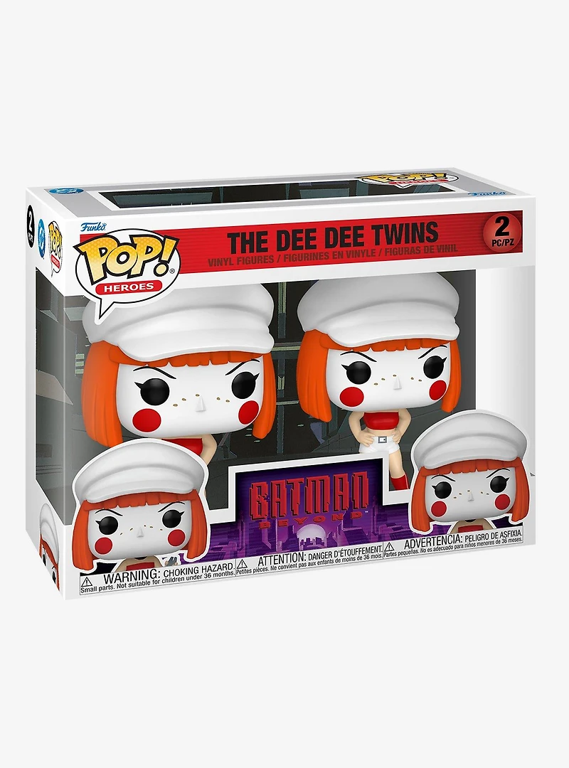 Funko Pop! Heroes DC Comics Batman Beyond The Dee Dee Twins Vinyl Figure Set