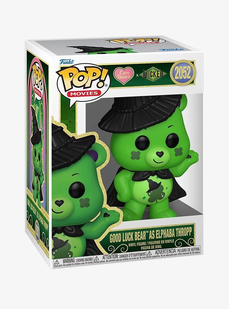 Funko Pop! Movies Care Bears x Wicked Good Luck Bear as Elphaba Thropp Vinyl Figure