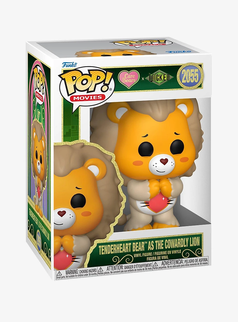 Funko Pop! Movies Care Bears x Wicked Tenderheart Bear as the Cowardly Lion Vinyl Figure