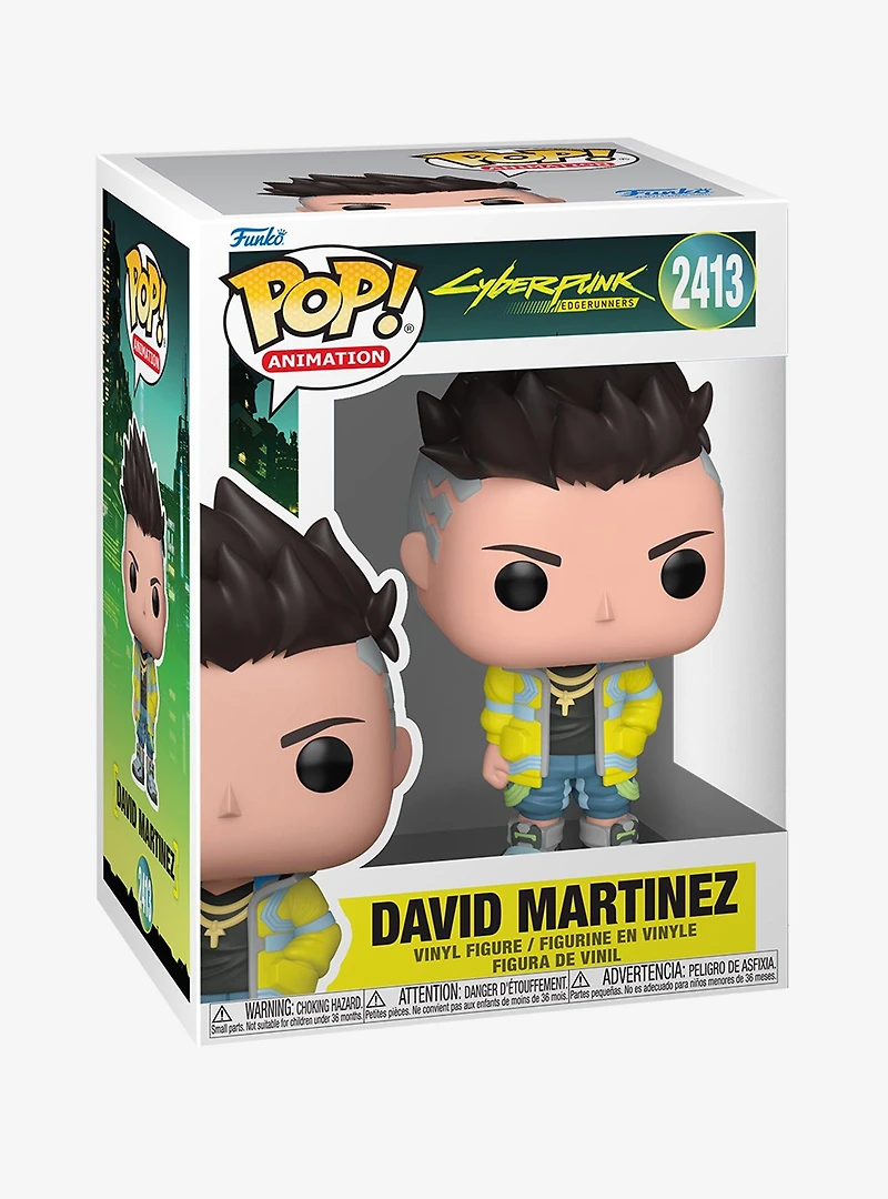Funko Pop! Animation Cyberpunk: Edgerunners David Martinez Vinyl Figure