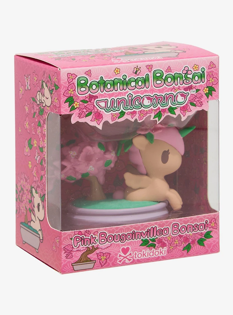 tokidoki Botanical Bonsai Unicorno Pink Bougainvillea Bonsai Figure
