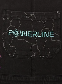 Disney A Goofy Movie Powerline Lightning Women's Plus Short Overalls - BoxLunch Exclusive