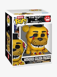Funko Bitty Pop! Five Nights at Freddy's Withered Golden Freddy & Friends Mini Figure Set