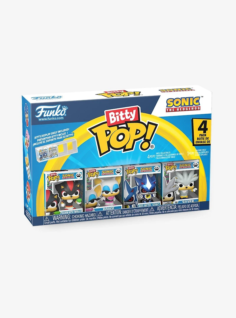 Funko Bitty Pop! Sonic the Hedgehog Shadow & Friends Mini Figure Set