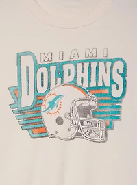 NFL Miami Dolphins Women's Cropped Crewneck - BoxLunch Exclusive