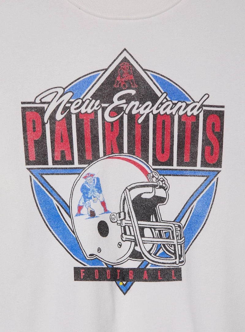 NFL New England Patriots Women's Cropped Crewneck - BoxLunch Exclusive