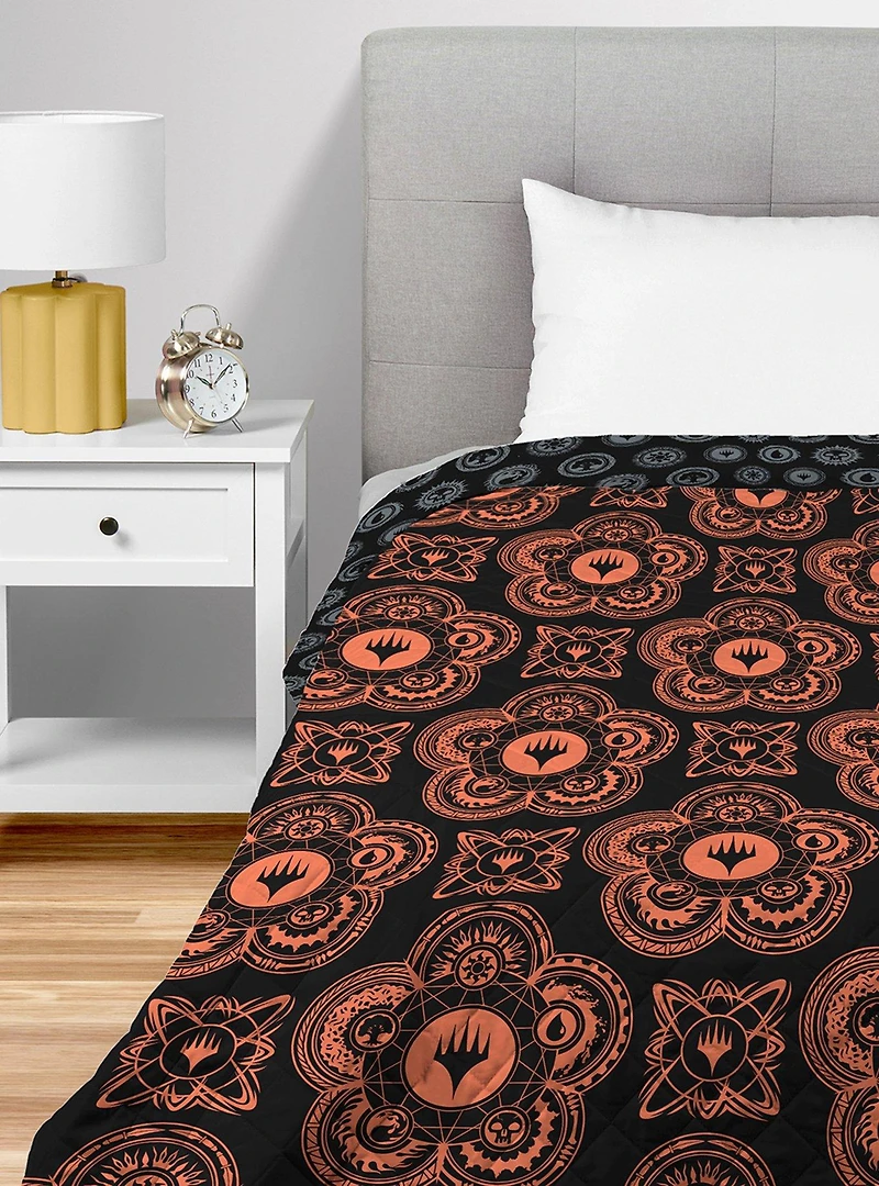Magic: The Gathering Magical Sorcery Twin Quilted Blanket