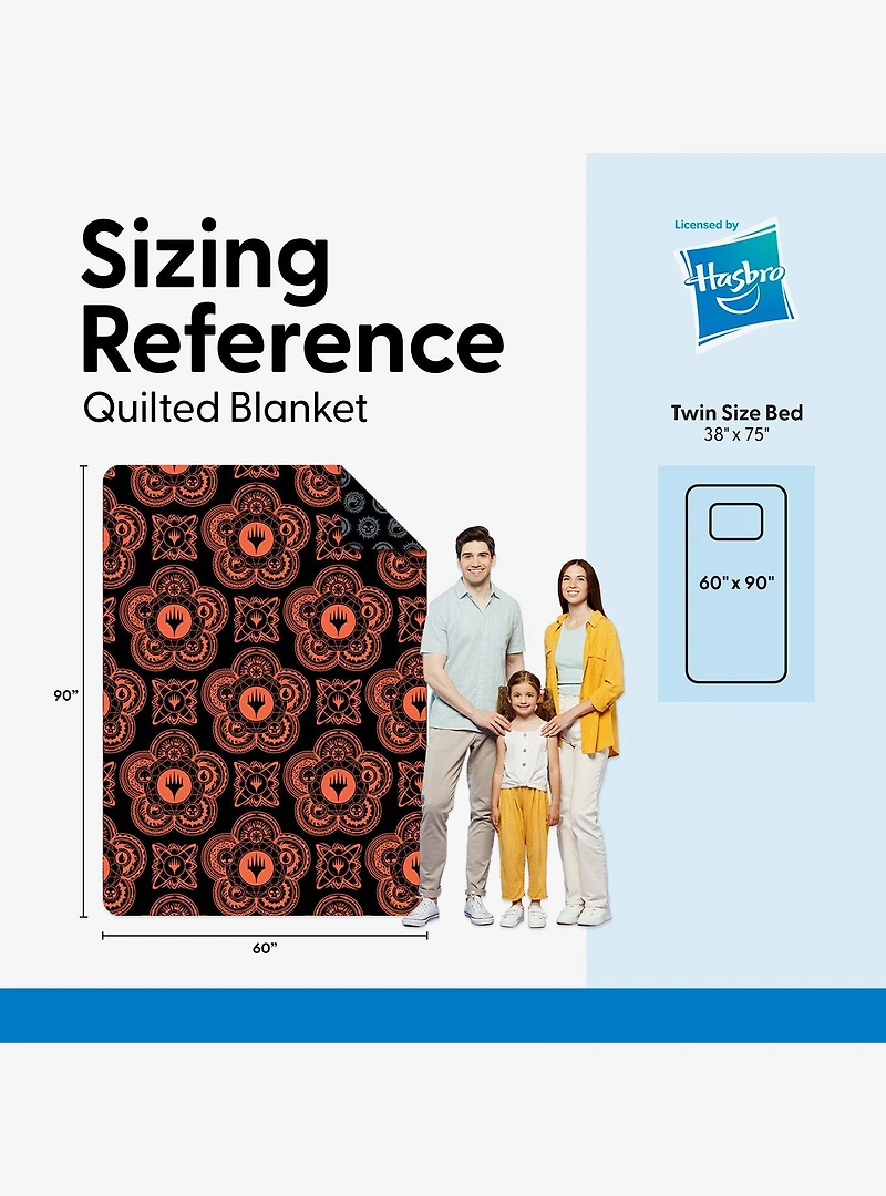 Magic: The Gathering Magical Sorcery Twin Quilted Blanket