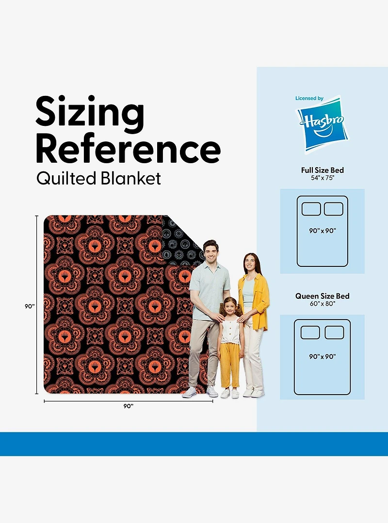 Magic: The Gathering Magical Sorcery Full/Queen Quilted Blanket