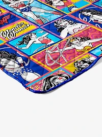 DC Comics Wonder Woman Wonder Pop Quilted Throw Blanket