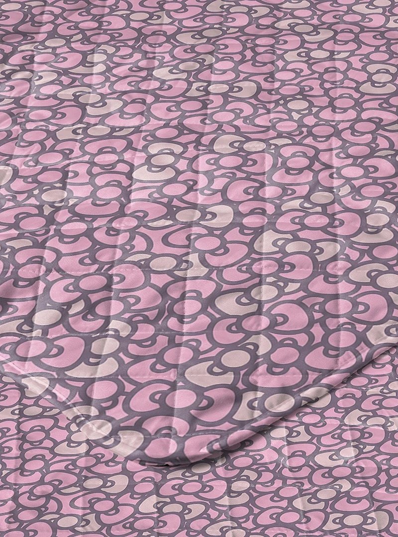 Hello Kitty Pink Quilted Throw Blanket
