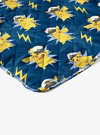 Pokémon Electric Captain Quilted Throw Blanket