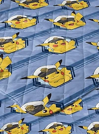 Pokémon Electric Captain Quilted Throw Blanket