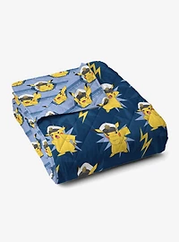 Pokémon Electric Captain Quilted Throw Blanket