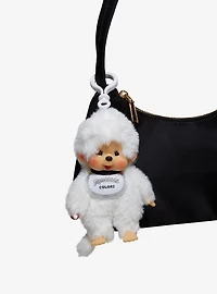 Monchhichi White Plush Clip