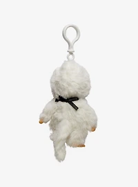 Monchhichi White Plush Clip