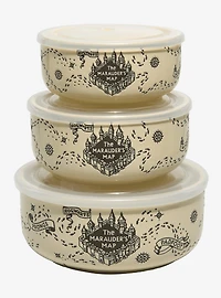 Harry Potter Marauder's Map Ceramic Bowl and Lid Set - BoxLunch Exclusive