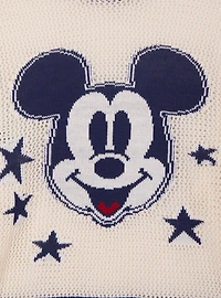 Disney Mickey Mouse Tonal Blue Open Knit Women's Sweater - BoxLunch Exclusive
