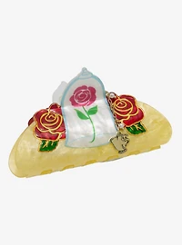 Disney Beauty and the Beast Belle Rose Claw Clip with Charm - BoxLunch Exclusive
