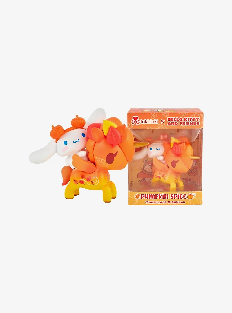 tokidoki x Sanrio Hello Kitty and Friends Pumpkin Spice Cinnamoroll & Autumn Special Edition Figure