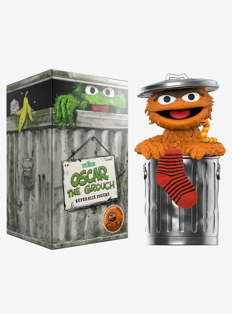 Super7 Sesame Street Supersize Oscar the Grouch Limited Edition Vinyl Figure
