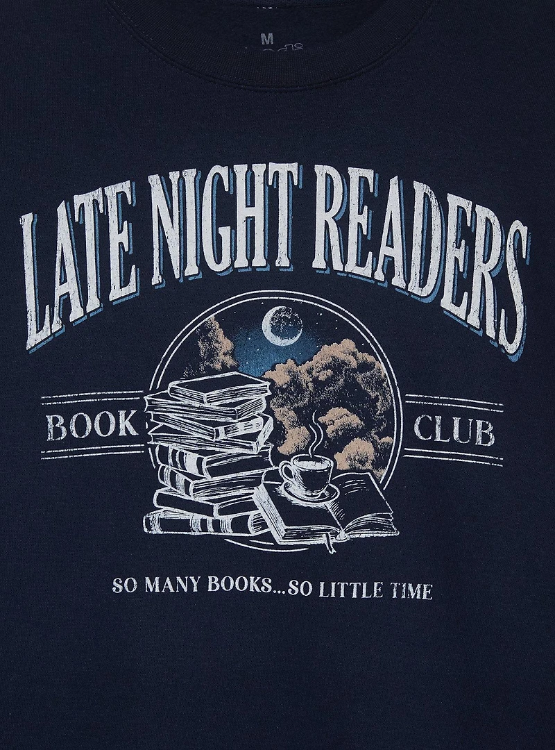 Late Night Readers Crewneck — BoxLunch Exclusive