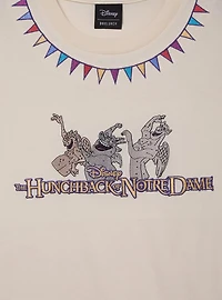 Disney The Hunchback of Notre Dame Gargoyles Embroidered Women's T-Shirt - BoxLunch Exclusive