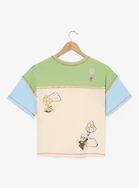 Disney Pixar Up Color Block Patches Women's T-Shirt - BoxLunch Exclusive