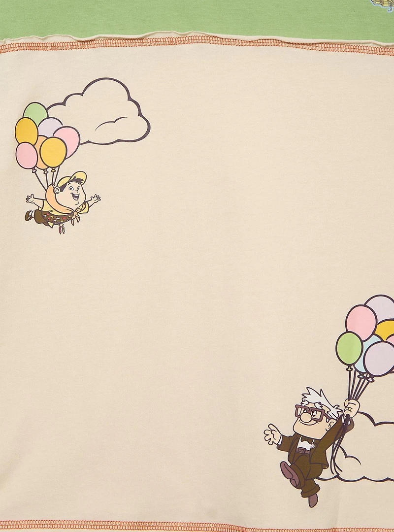 Disney Pixar Up Color Block Patches Women's T-Shirt - BoxLunch Exclusive