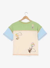 Disney Pixar Up Color Block Patches Women's Plus T-Shirt - BoxLunch Exclusive