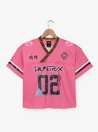 KPop Demon Hunters Mira Women's Cropped Football Jersey - BoxLunch Exclusive