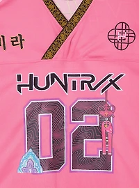 KPop Demon Hunters Mira Women's Plus Cropped Football Jersey - BoxLunch Exclusive