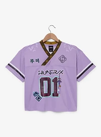 KPop Demon Hunters Rumi Women's Cropped Football Jersey — BoxLunch Exclusive