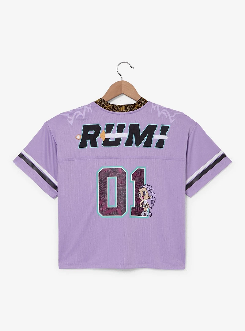 KPop Demon Hunters Rumi Women's Cropped Football Jersey — BoxLunch Exclusive