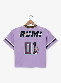 KPop Demon Hunters Rumi Women's Cropped Football Jersey — BoxLunch Exclusive