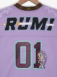 KPop Demon Hunters Rumi Women's Cropped Football Jersey — BoxLunch Exclusive
