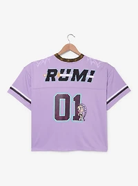 KPop Demon Hunters Rumi Women's Plus Cropped Football Jersey — BoxLunch Exclusive