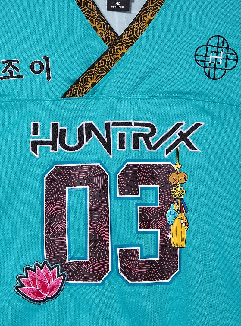 KPop Demon Hunters Zoey Women's Cropped Football Jersey - BoxLunch Exclusive