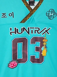 KPop Demon Hunters Zoey Women's Plus Cropped Football Jersey - BoxLunch Exclusive