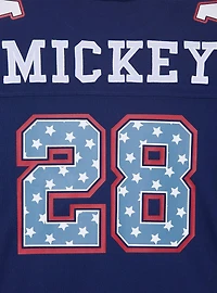 Disney Mickey Mouse Women's Cropped Football Jersey - BoxLunch Exclusive
