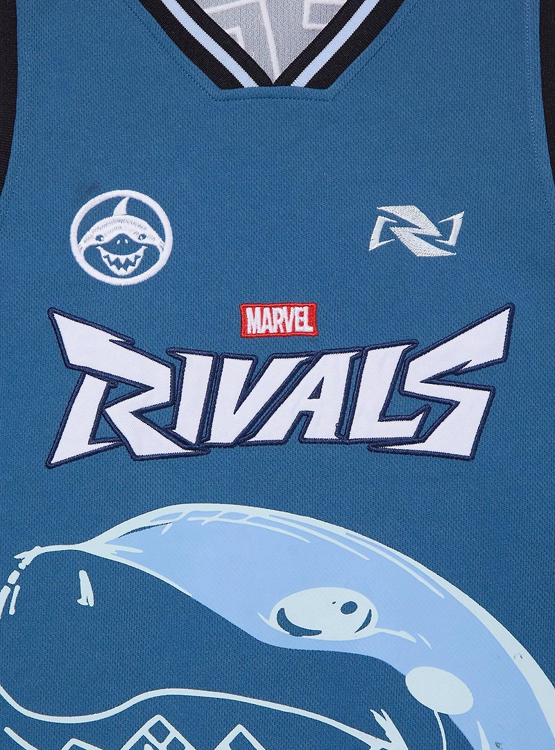 Marvel Rivals Jeff the Land Shark Basketball Jersey — BoxLunch Exclusive